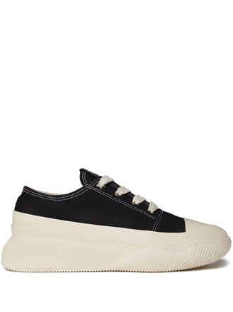 Stella McCartney Loop low-top sneakers - women - Cotton - 41 - Black