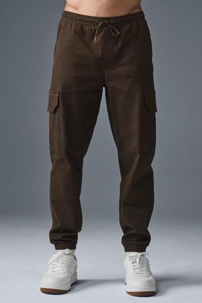 Alo | Edition Sueded Jogger Pants in Espresso Brown, Size: Medium