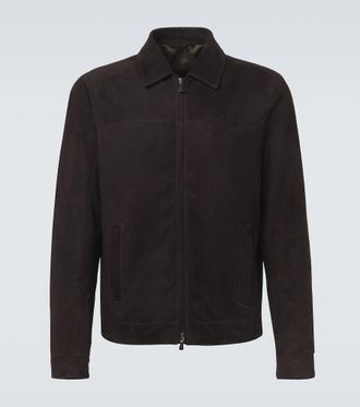 Thom Sweeney Giacca blouson in camoscio