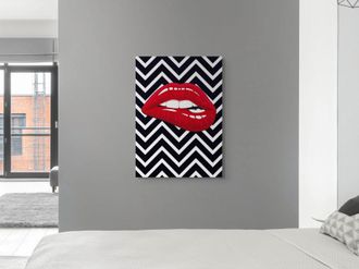 Arte Dal Mondo Adm - Print on Acrylic mouth on Zigzag