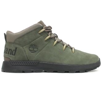 Timberland Sprint Trekker Mid Nubuck Mens Ankle Boots - Dark Green - Size:UK 10.5