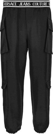 Versace Jeans Couture Broek Zwart - Heren - Straight fit broeken - Zwart - M - Broeken