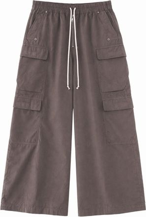 Rick Owens Black Jumbo Belas Cotton Cargo Pants