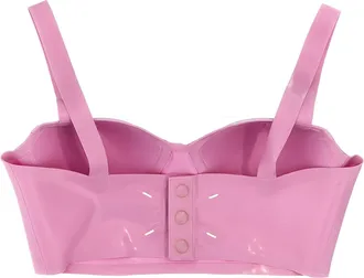 Maison Margiela Womens Multicolor Lurex Bra Clothing