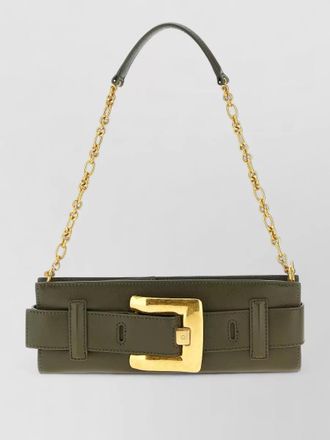Balmain anthem leather clutch bag