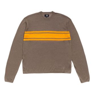 St&uuml;ssy Lightweight Striped Sweater Brown 117297-BROW
