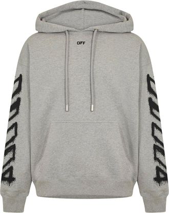 Off-white Mens Off White Overhead Hoodie in Light Grey - Size X-Large