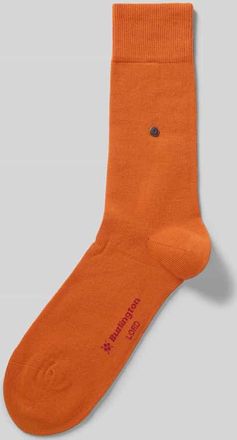Burlington Socken mit Burlington-Niete in Orange, Gr&ouml;&szlig;e 40-46