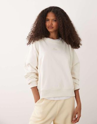 Boss Orange by Hugo Boss Felpa color crema-Bianco