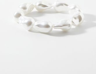 Simons Womens Oversized-pearl bracelet