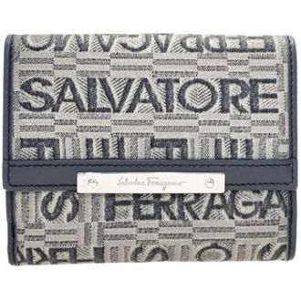 Ferragamo Pre-owned Wallets, unisex, Gray, Size: ONE SIZE Pre-owned Wallet (bi-fold)