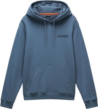 Napapijri Kapuzensweatshirt NAPAPIJRI B-SOVANA H, Herren, Gr. M, stormy weat g1y, Sweatware, Obermaterial: 100% Baumwolle, unifarben, regular fit normal, Rundha