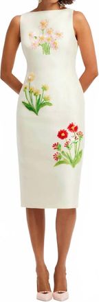 LEO LIN Eleanor Embellished Dress In Wildflower