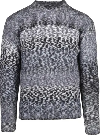 KANGRA Truien & Vesten, Heren, Grijs, M, Wol, Maglione Girocollo