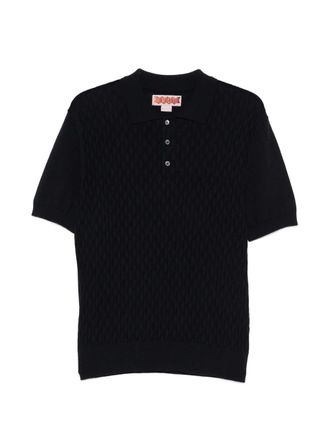 Baracuta Pattern Stitch ss Polo