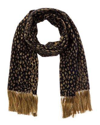 Valentino Wool & Cashmere-Blend Scarf