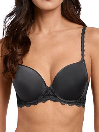 Wacoal Womens Lace Perfection Contour Bra - Grey Polyamide - Size 36DD