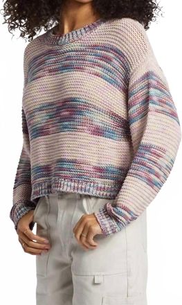 Billabong Fade Out Pullover Sweater In Blue Shadow