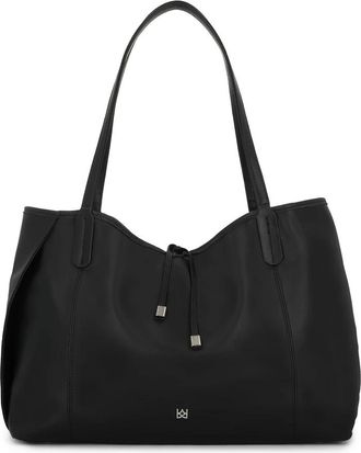 Kazar Leren handtas met verwijderbare insert - Dames - Schoudertassen - Zwart - ONE Size - Leer - Tassen