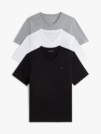 Tommy Hilfiger 3-Pack Signature V-Neck Jersey T-Shirts