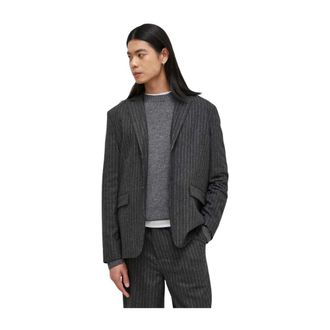 Sams&oslash;e & Sams&oslash;e Blazer de Raya Diplom&aacute;tica de un Bot&oacute;n - Jackets - Hombre - Gris - S