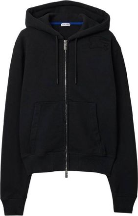 Burberry Appliqued Equestrian Knight Cotton Hoodie, Size Medium