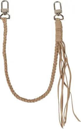 Amiri suede keychain - unisex - Suede - One Size - Neutrals