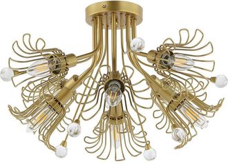 Safavieh Leandra 8-Light 19In Flush Mount