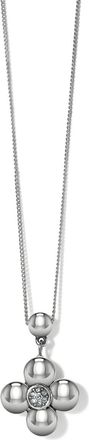 Brighton Womens Meridian Olympia Necklace In Silver
