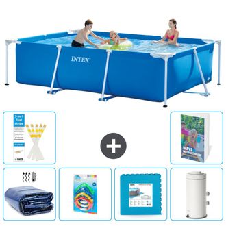 Intex Piscina Con Estructura Rectangular - 300x200x75 Cm - 7-piezas S55