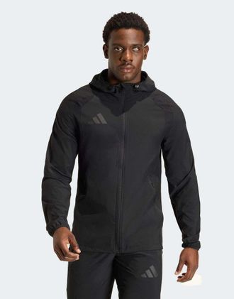 adidas Tiro - Giacca a vento da viaggio nera/nera-Nero