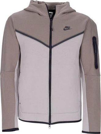 Nike Tech Fleece Full-zip Hoodie - Heren - Sportshirts - Grijs - XL - Katoen - Fitness
