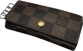 Louis Vuitton Pre-owned Leren Sleutelhanger - Dames - Vintage Accessoires - Bruin - ONE Size - Leer - Vintage