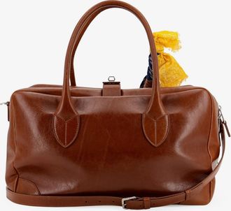 Golden Goose Womens Leather Handbag Vita Brown Handbags Hand Bags