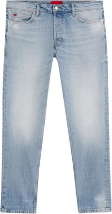 HUGO BOSS Tapered Jeans - Heren - Slim Fit Jeans - Blauw - W36 L32 - Denim - Jeans
