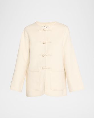 R&oacute;he Double-Wool & Cashmere Jacket