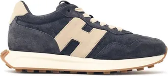 Hogan H601 Blue Suede Sneakers
