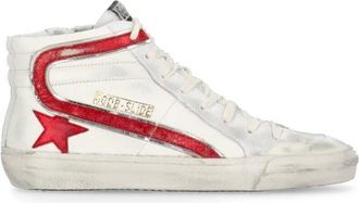 Golden Goose Sneakers, female, White, 3 UK, White Leather Trainers with Star Logo