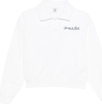 Sporty & Rich Syracuse Polo Sweatshirt