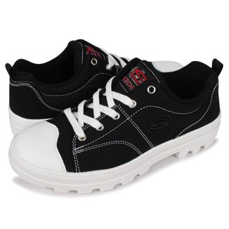 Skechers ROADIES TRUE ROOTS, Womens Low-Top Trainers, Black (Black Canvas/White Leather Trim Blk), 4.5 UK (37.5 EU)