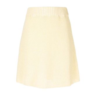Rodebjer Dames, Rokken, Beige, Maat: XS Katoen