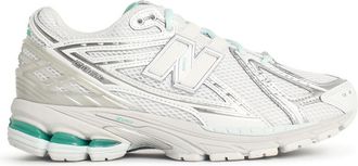 New Balance 1906 White And Green Technical Fabric Blend Sneakers