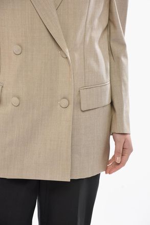 Givenchy Blazer Doppiopetto Oversized in Lana Givenchy