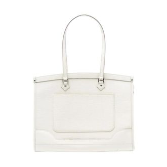 Louis Vuitton Pre-owned Tote Bags, female, White, Size: ONE SIZE Pre-owned Structured Leather Tote Bag