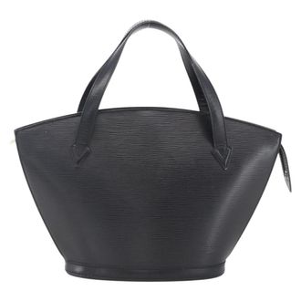 Louis Vuitton Saint Jacques Nm Epi Leather Black Leather Handbag (Pre-Owned)
