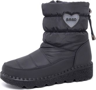 Generic Sobzia Waterproof Boots for Women Uk Walking High Thermal Comfortable Winter Shoes for Men Snow Boots Fur Lined Anti-Slip Trekking Hiking Warm Thermab