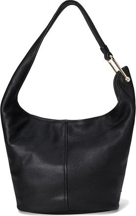 Michael Kors Sonny Medium Hobo Shoulder Shoulder Womens Handbags Black, Leather/Polyester