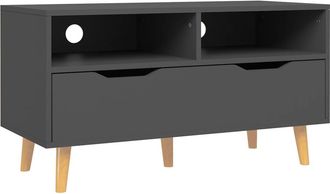 vidaXL 90x40x48.5 Cm Tv Con Contrato Gris