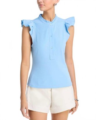 Ramy Brook Monroe Top In Blue Bazaar