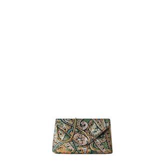 Dries Van Noten Geborduurde Clutch - Dames - Tassen - Veelkleurig - Maat: ONE Size Leer